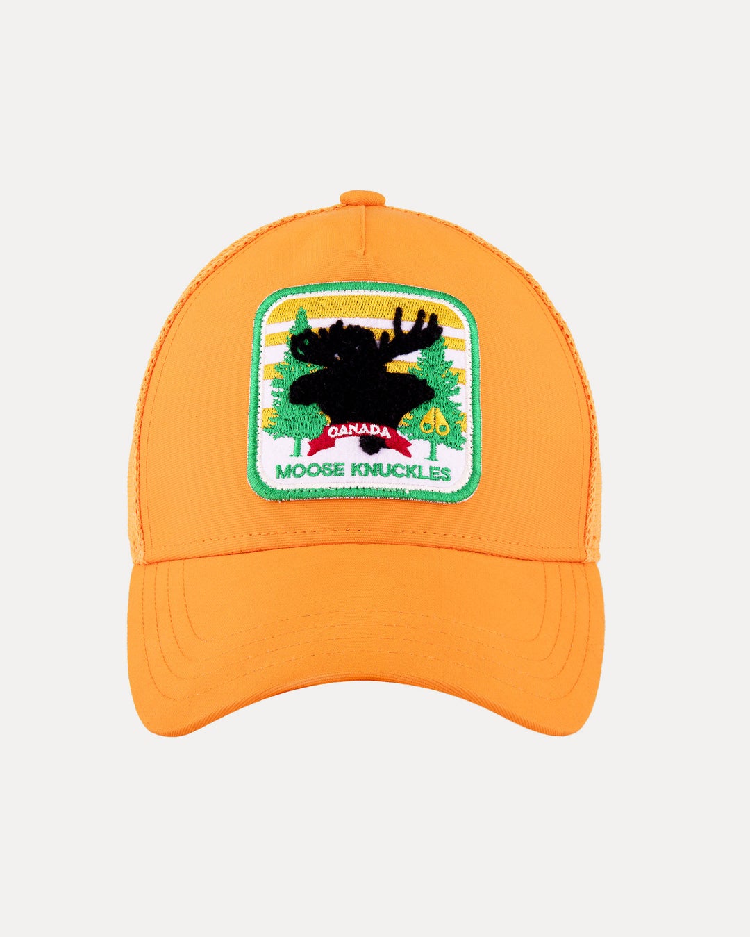 Orange Moose Knuckles Canadiana Patch Cap | USA-KITCE6409