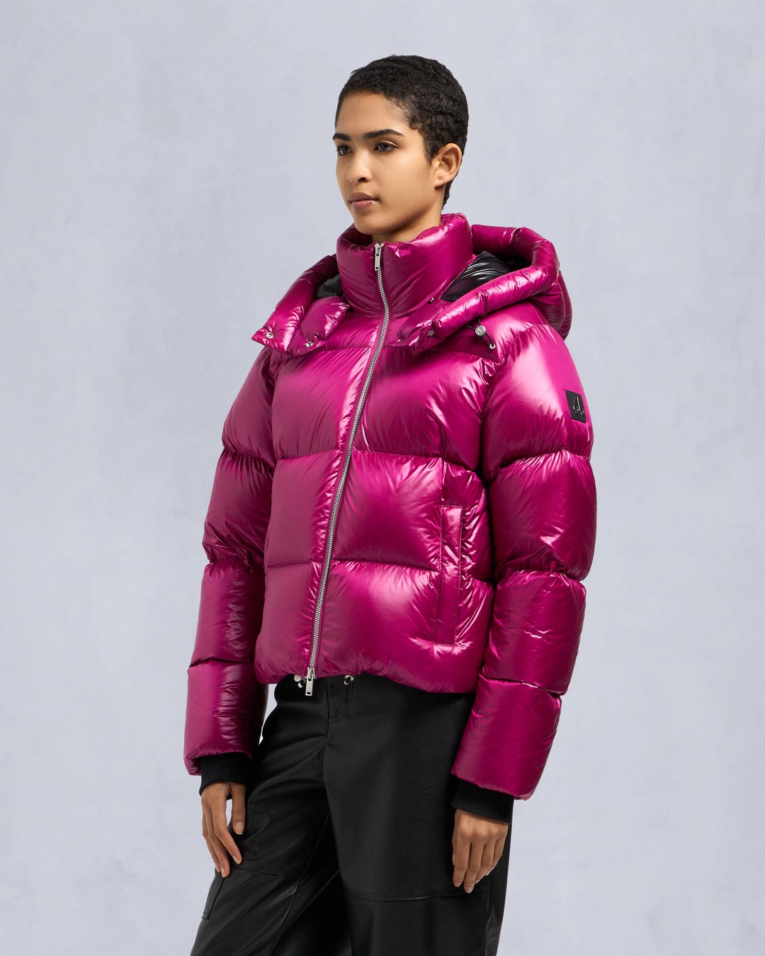 Pink Moose Knuckles Moonstone Down Women Puffer Jacket | USA-DOIWJ7349