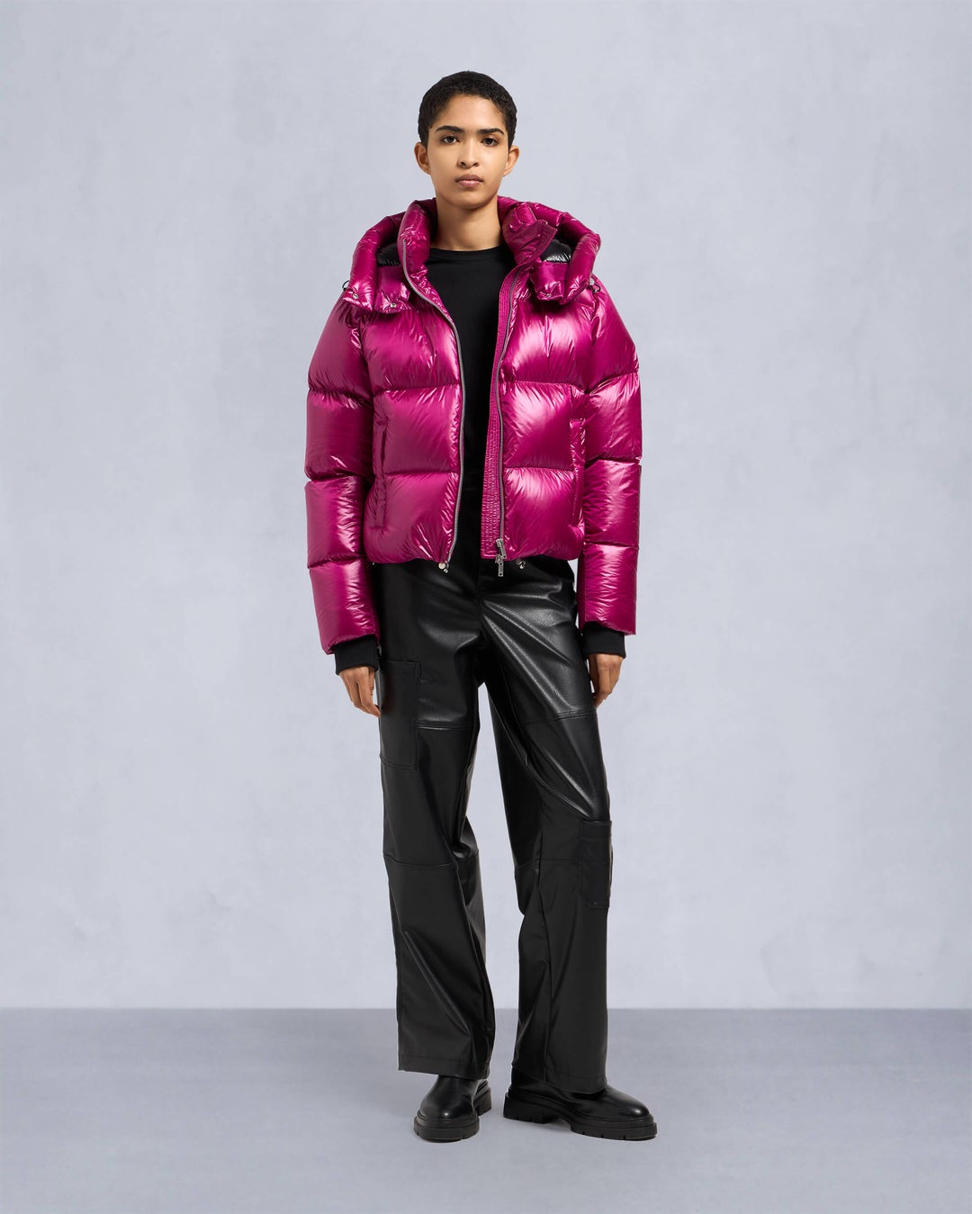 Pink Moose Knuckles Moonstone Down Women Puffer Jacket | USA-DOIWJ7349