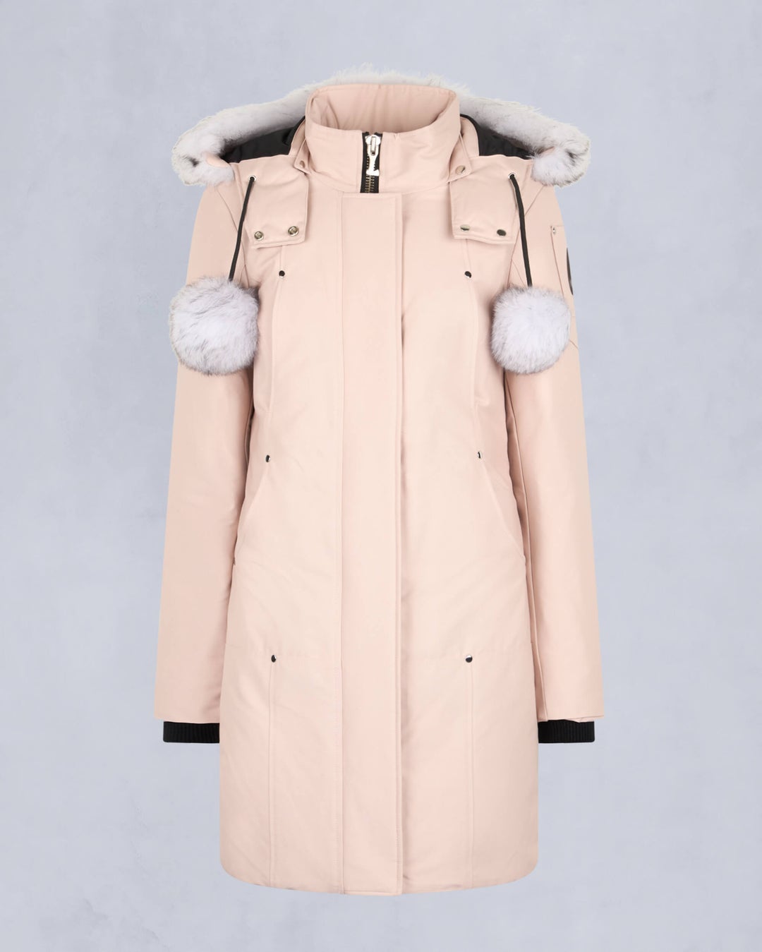 Rose Moose Knuckles Original Shearling Stirling Women Parka | USA-FPJYT6012