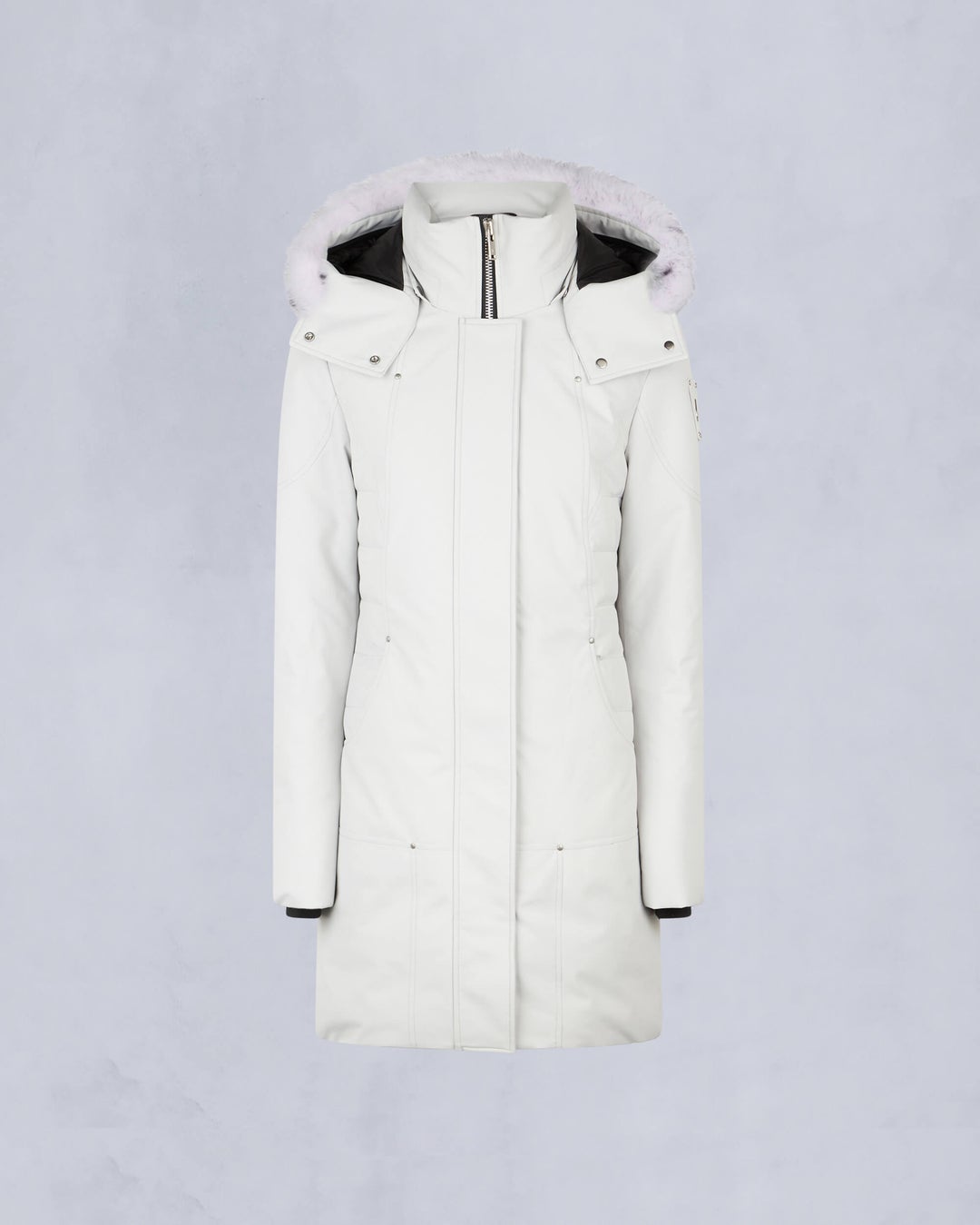 White Moose Knuckles Cloud Shearling Women Parka | USA-LMTFR0157