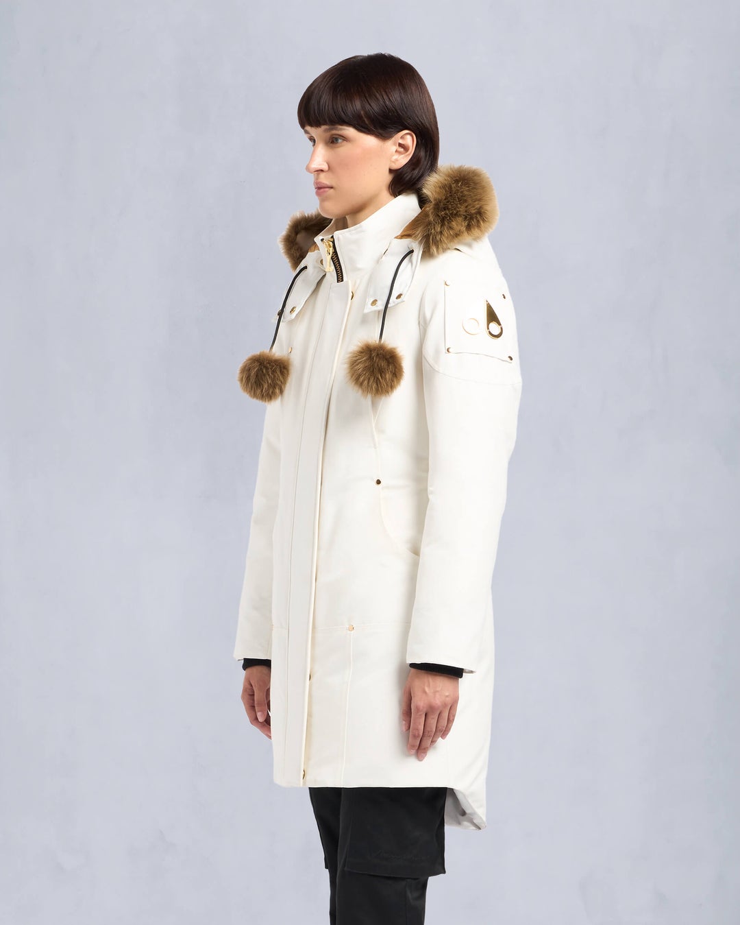 White Moose Knuckles Gold Series Grand Metis Women Parka | USA-WYHFO0271