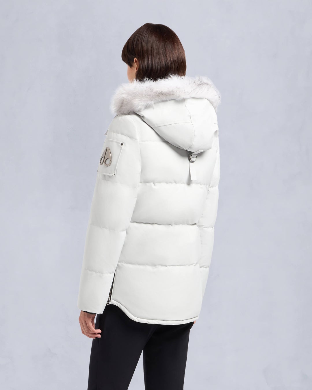 White Moose Knuckles Original Shearling 3q Women Down Jacket | USA-CBJPV6250