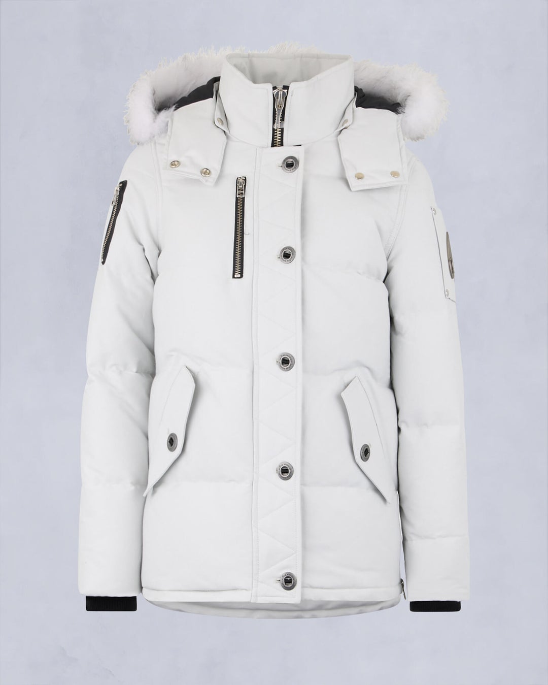 White Moose Knuckles Original Shearling 3q Women Down Jacket | USA-CBJPV6250